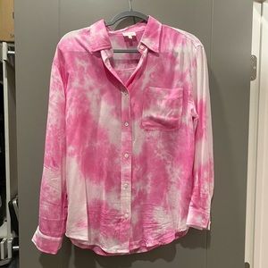 Pink tie dye long sleeve